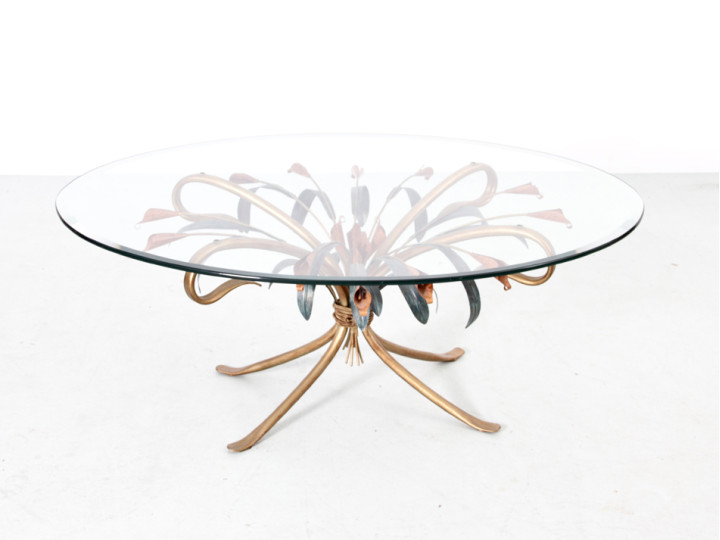 Table basse de Hans Kögl. Design allemand 1970's