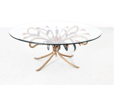 Table basse de Hans Kögl. Design allemand 1970's