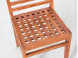 Paire de chaises caillebotis modèle 103, 1941, René Gabriel