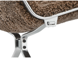 Fauteuil scandinave JK 710 Skater - sheepskin, édition neuve