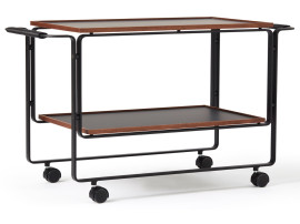 Desserte à roulettes scandinave HB 128 - Black, édition neuve