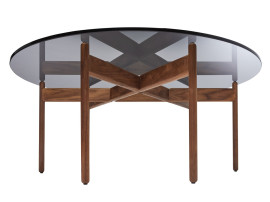 Table basse scandinave modèle GJ en noyer, édition neuve