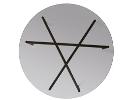 Table basse scandinave modèle GJ en noyer, édition neuve