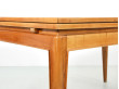 Table de repas extensible en acajou blond 6/8 pers.