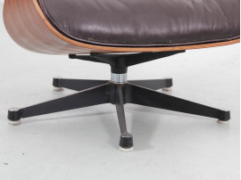 Eampes lounge chair et son ottoman, en palissandre de Rio - Edition Mobilier International - 1974
