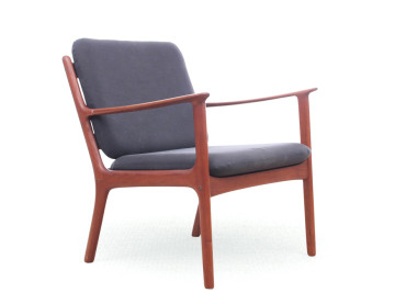 Fauteuil scandinave en teck modèle PJ 112