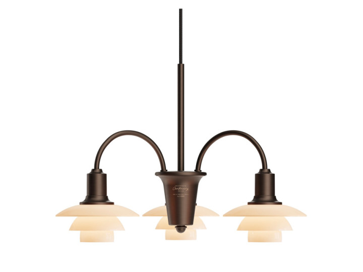 PH 1/1 Chandelier Centenary Edition 3 bras. Edition limitée neuve