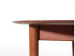 Table de repas scandinave en teck massif modèle 311