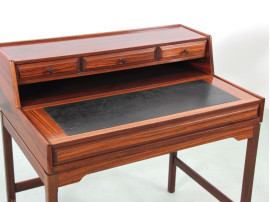 Petit bureau à gradin scandinave en palissandre de Rio