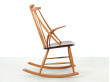 Rocking chair scandinave de Illum Wikkelso modèle IW3
