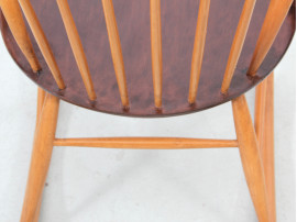 Rocking chair scandinave de Illum Wikkelso modèle IW3