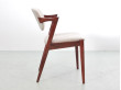 Suite de 10 chaises scandinaves en palissandre de Rio modele 42
