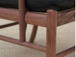 Fauteuil scandinave modèle Colonial OW 149 en noyer. Nouvelle édition. 