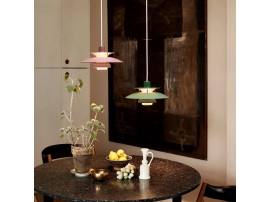 Mid-Century  modern scandinavian pendant lamp  PH 5 mini hues of red