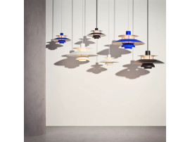 Mid-Century  modern scandinavian pendant lamp  PH 5 mini hues of red