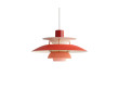 Mid-Century  modern scandinavian pendant lamp  PH 5 mini hues of red