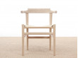Mid-Century  modern scandinavian chair model PP 68 by Hans Wegner. New production.