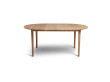 Table de repas scandinave No 3 à rallonges. Chêne