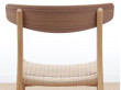 Chaise scandinave modèle CH 23. Edition neuve