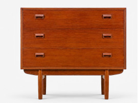 Commode coiffeuse scandinave en teck de Borge Mogensen