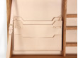 Mid century modern wall secretary desk in oak