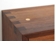 Mid century modern wall secretary desk in walnut