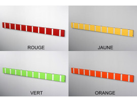 Porte manteau mural scandinave Knax Couleur, 10 patères, (8 coloris)