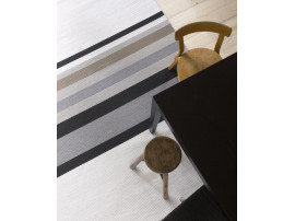 Mid-Century  modern scandinavian rug Horizon by Ritva Puotila. Custom size. 4 colours