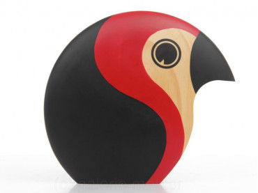large Discus red bird by Hans Bølling. New realese.