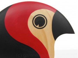 large Discus red bird by Hans Bølling. New realese.