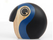 Small Discus blue bird by Hans Bølling. New realese.