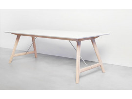 Scandinavian Extendable Dining Table model T7, 170 cm to 320 cm . 6/12 seats.  