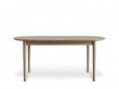 Scandinavian extendable dining table model Classic 172. 6/26 pers. Solid oak.