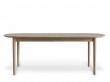 Scandinavian extendable dining table model Classic 215. 6/26 pers. Solid oak.