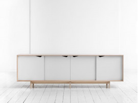 Enfilade scandinave modèle S1 chêne. Plusieurs coloris disponibles pour les portes. 