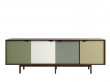 Scandinavian  sideboard S1 walnut. 