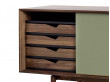 Scandinavian  sideboard S1 walnut. 