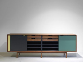 Scandinavian  sideboard S1 walnut. 