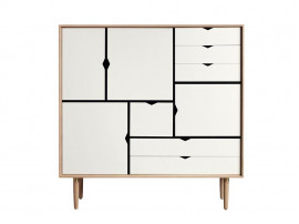 Buffet scandinave modèle S3 blanc. 