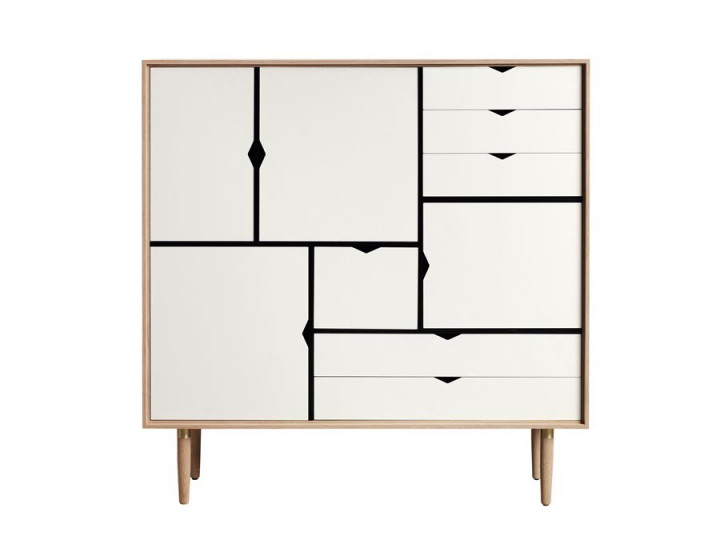 Buffet scandinave modèle S3 blanc. 