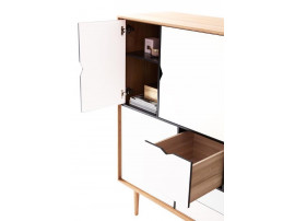 Buffet scandinave modèle S3 blanc. 