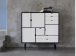 Scandinavian  sideboard S3 white.