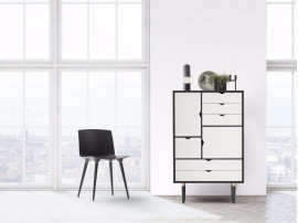 Buffet scandinave modèle S5 blanc. 