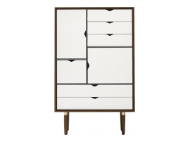 Buffet scandinave modèle S5 blanc. 