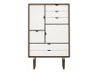 Buffet scandinave modèle S5 blanc. 