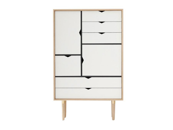 Buffet scandinave modèle S5 blanc. 