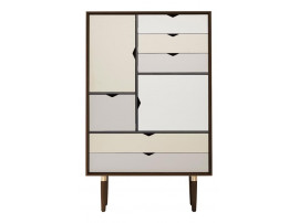 Buffet scandinave modèle S5 multicolore.