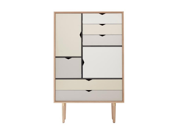 Buffet scandinave modèle S5 multicolore.