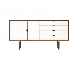 Enfilade scandinave modèle S6 blanc. 