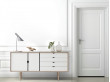 Enfilade scandinave modèle S6 blanc. 